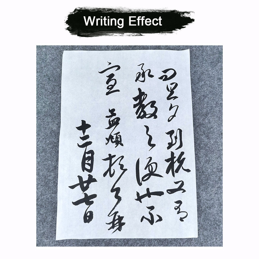 Handmade Chinese Calligraphy Mixed Hair 兼毫 Bamboo Handle Brush for Adults Artist 赵孟頫手札