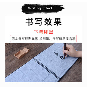 Da Zhuan 大篆 Shi Gu Wen 石鼓文 No Ink Needed  Water Writing Book Set Calligraphy Brush for Beginner