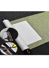 Load image into Gallery viewer, Handmade Raw Xuan Paper Scroll for Calligraphy Writing Ink Painting Home Decoration
