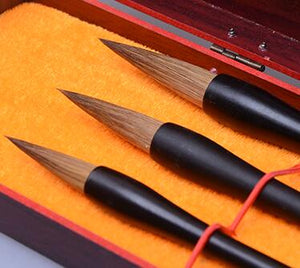 Handmade Traditional Chinese Calligraphy Writing Watercolor Painting Sumi Maobi Brush Set for Beginner