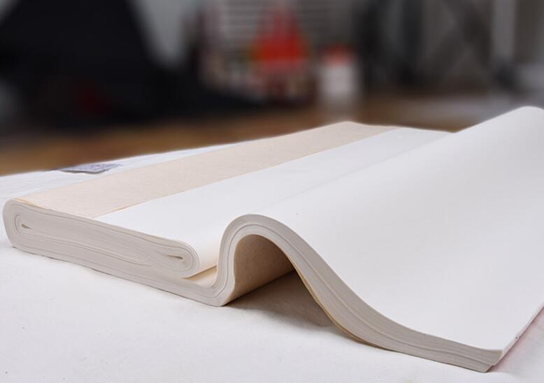 Handmade Writing Painting Blank 100% Raw Xuan Paper Sheng Xuan 生宣  100 Sheets