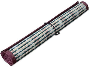 Chinese Calligraphy Brushes Collector Roll-up Bamboo BrushPen Organizer Bag Cases Holder