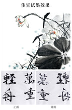 Load image into Gallery viewer, Handmade Writing Painting Blank 100% Raw Xuan Paper Sheng Xuan 生宣  100 Sheets
