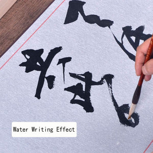 No Ink Needed Rewritable Water Writing Blank Hanging Roll-up Scroll for Practice Calligraphy Japanese Kanji Writing 43inx15in