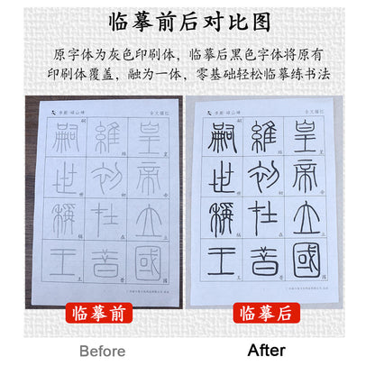 Seal Script 篆书 Li Si 李斯 Monuments Yi Mountain 峄山碑 19 Sheets